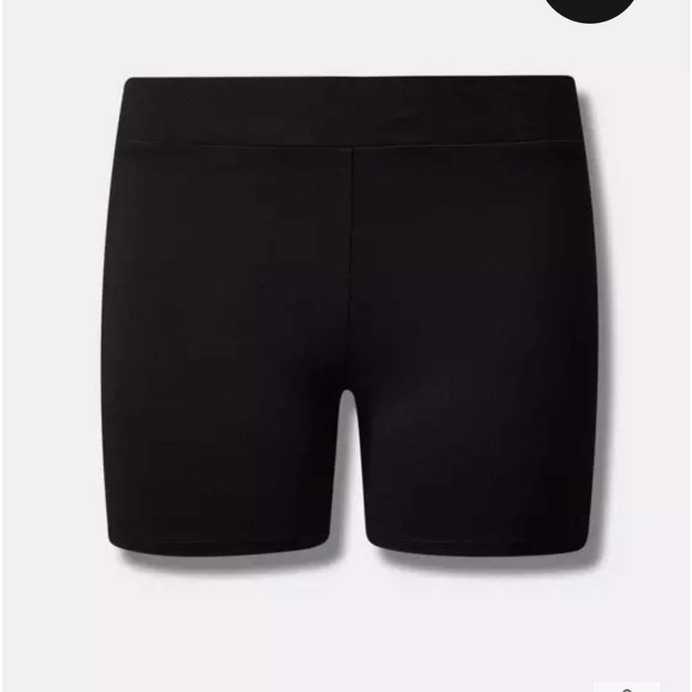 torrid Black High-Rise Bike Shorts